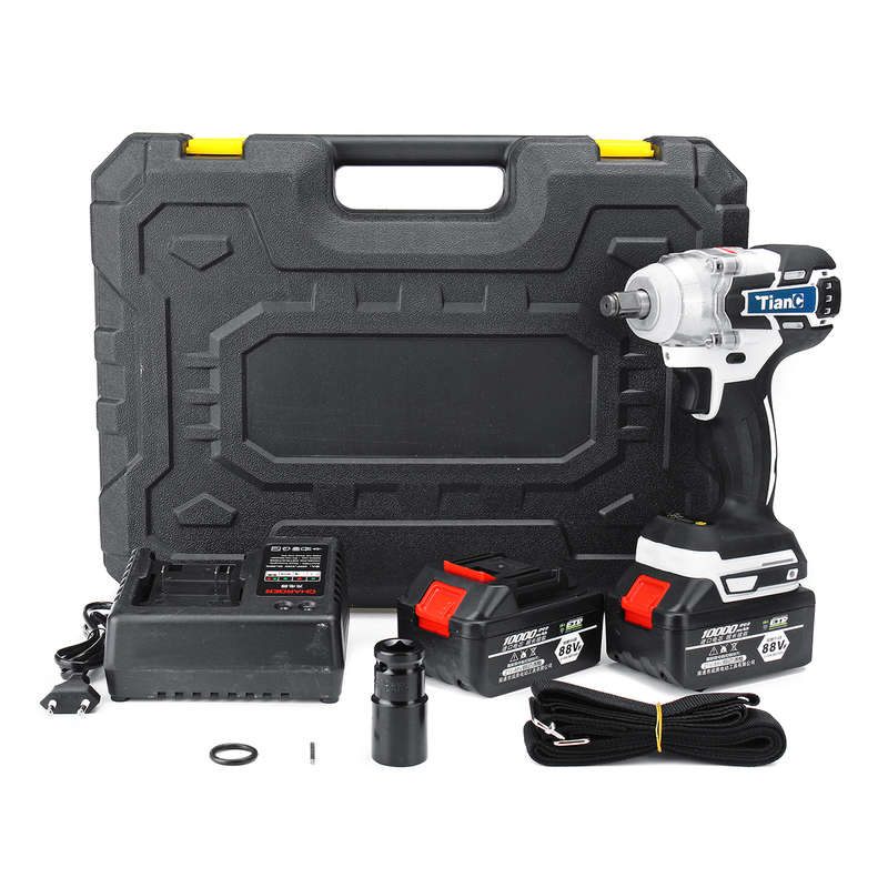 3 In 1 88V 10000mAH Power Drills Electric Screwdriver Brushless Electric Wrench 240-520NM Adjus