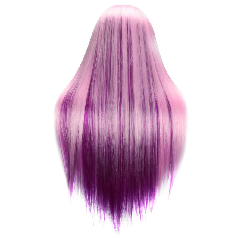 27'' Colorful Practice Training Head Long Hair Mannequin Hairdressing