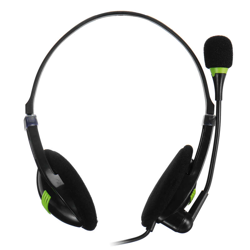 USB Wired Computer Headset Stereo Headphone Noise Cancelling Mic For PC Laptop