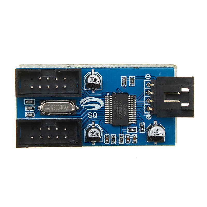 9Pin USB Header Male 1 to 4 Female Extension Splitter Cable 9 Port Multiplier Board