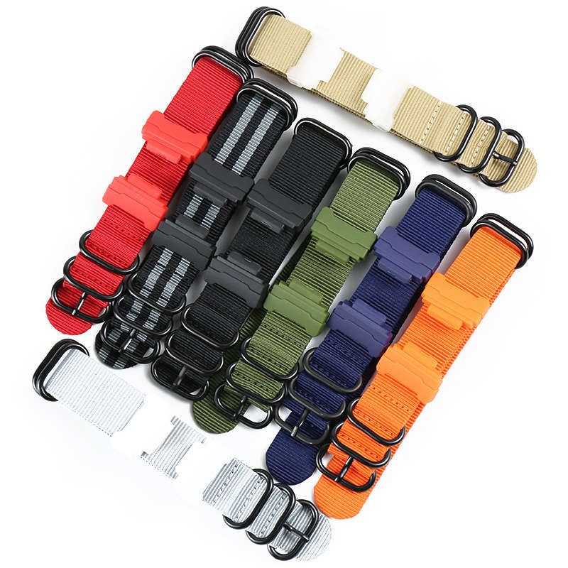 Bakeey 16mm Interface Terminals Nylon Straps Replacement Watch Band For Casio G