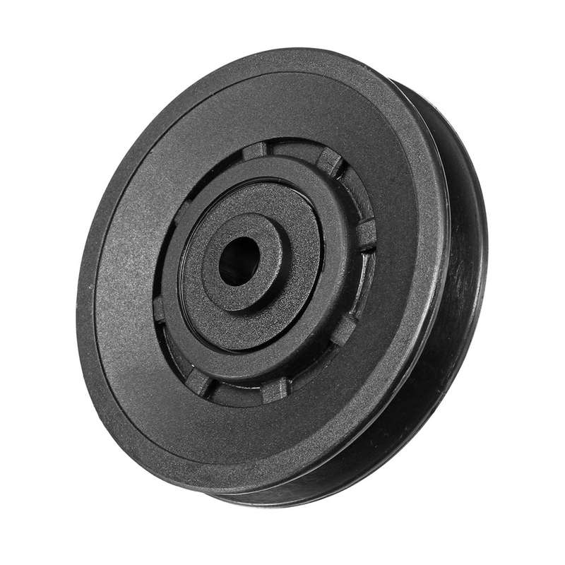 90mm Universal Nylon Bearing Pulley Wheels Cable For Gym Fitness Equipment Parts
