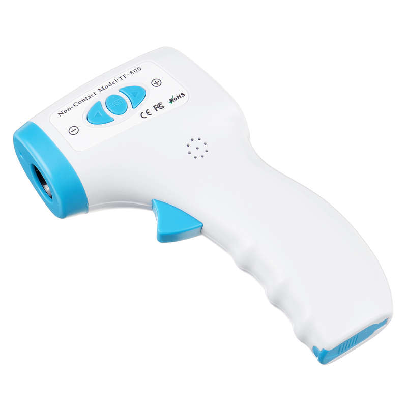 Infrared Thermometer Ear Forehead Digital Thermometer Accurate Temperature Measurement (Color Blue)