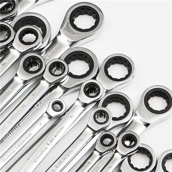 Raitool HT01 Chrome Vanadium Steel Metric Ratchet Spanner Gear Wrench Fixed Head 6-32mm...