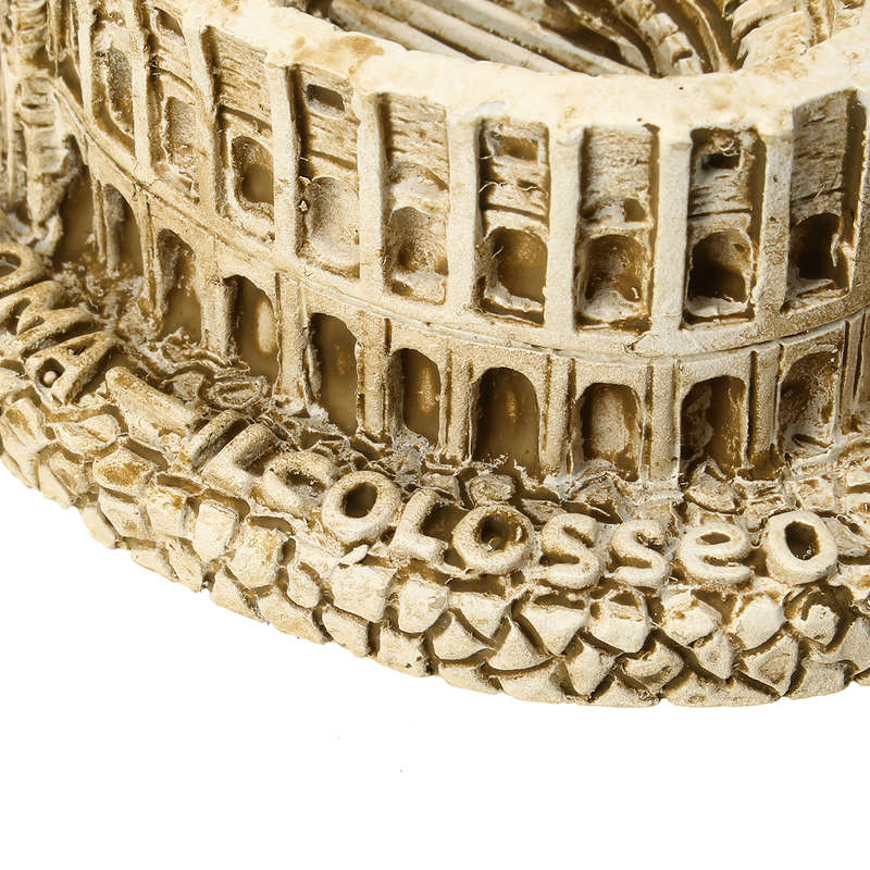 DIY Resin Mini The Roman Colosseum Sculpture for Home Table Decorations