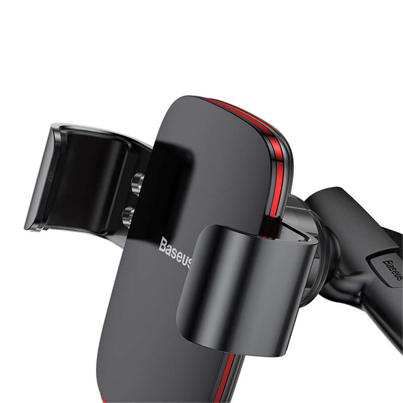 Baseus Metal Gravity Linkage Auto Lock CD Slot Car Mount Holder Stand for Xiaomi Mobil (Color Black)