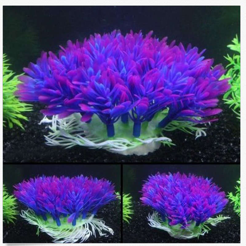Artificial Plastic Plant Water Grass Fish Tank Aquarium Ornament Decorations New