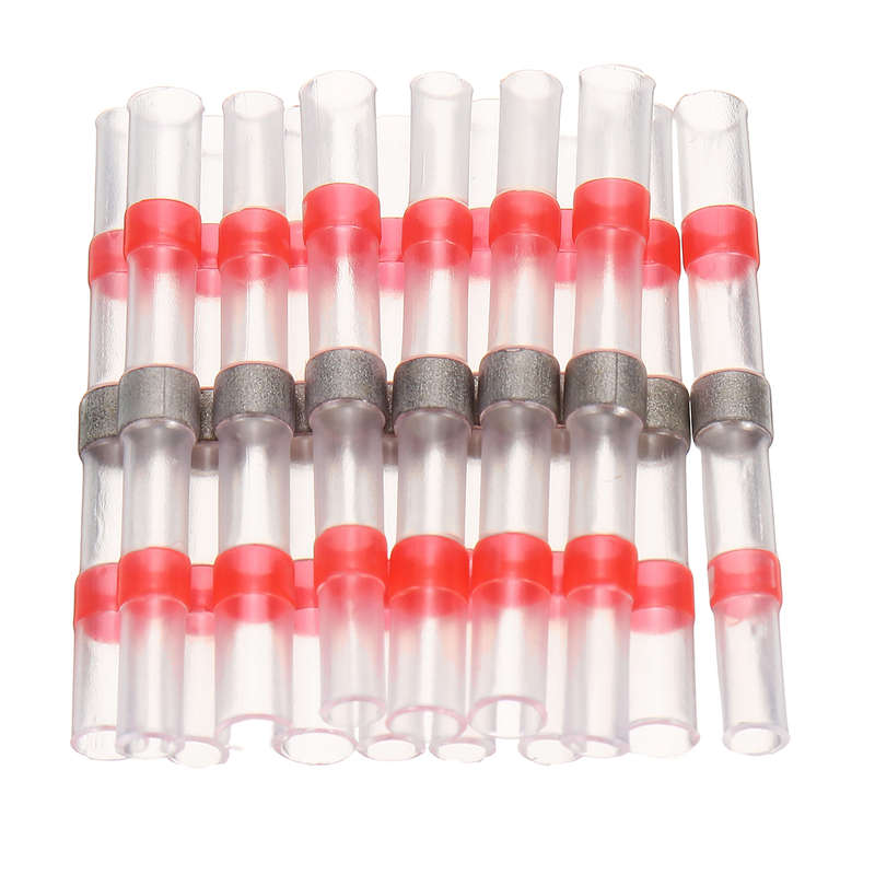 250Pcs Waterproof Solder Seal Heat Shrink Tube Sleeve Wire Butt Terminals Connectors