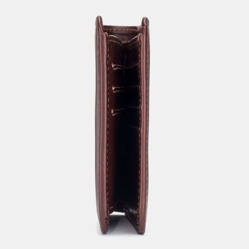Bullcaptain Genuine Leather Wallet Card Holder For Men (Color Brown)