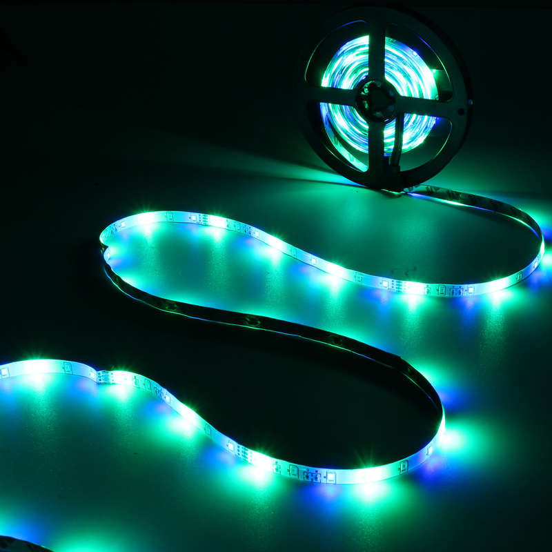 10M 600 LED Color Changing SMD3528 RGB LED Strip Tape Rope Light Kit + IR Controller + Adapter DC12V
