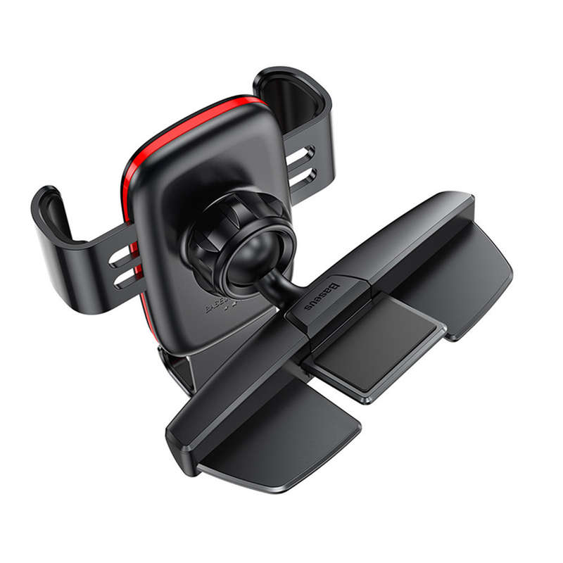 Baseus Metal Gravity Linkage Auto Lock CD Slot Car Mount Holder Stand for Xiaomi Mobil (Color Black)