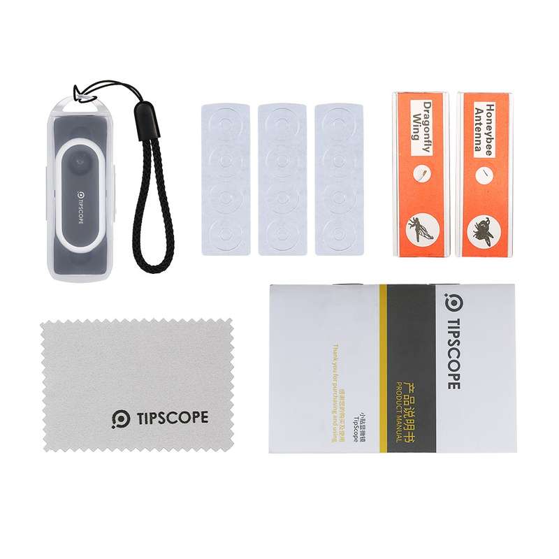 TIPSCOPE Microscope 20X-400X Universal Portable Mobile Phone Microscope Magnifier Magnification Lens