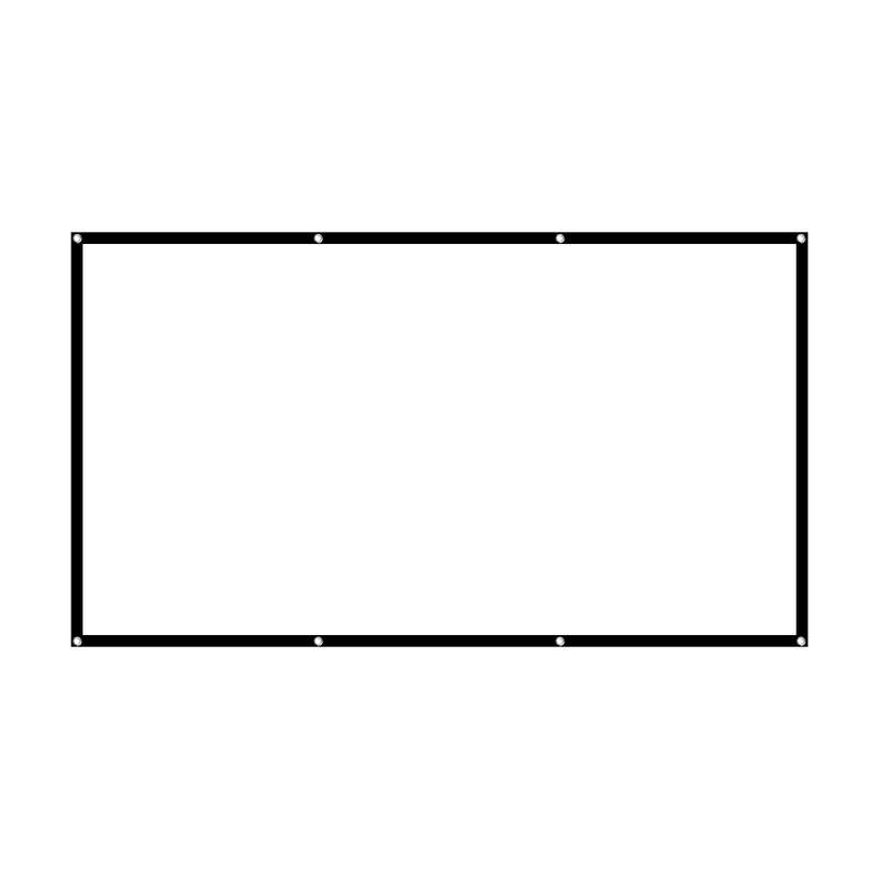 Home HD Screen 120 inch 16: 9 Projector Projection Screen Outdoor Portab