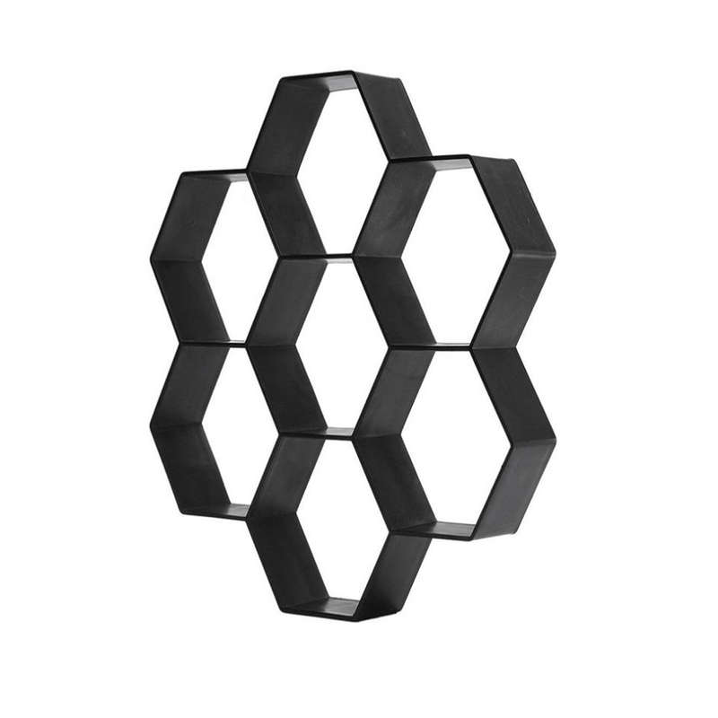 Honeycomb Hexagon Walk Maker Stepping Stone Reusable Paver Molds Brick Mould Cement Brick Mold DIY G