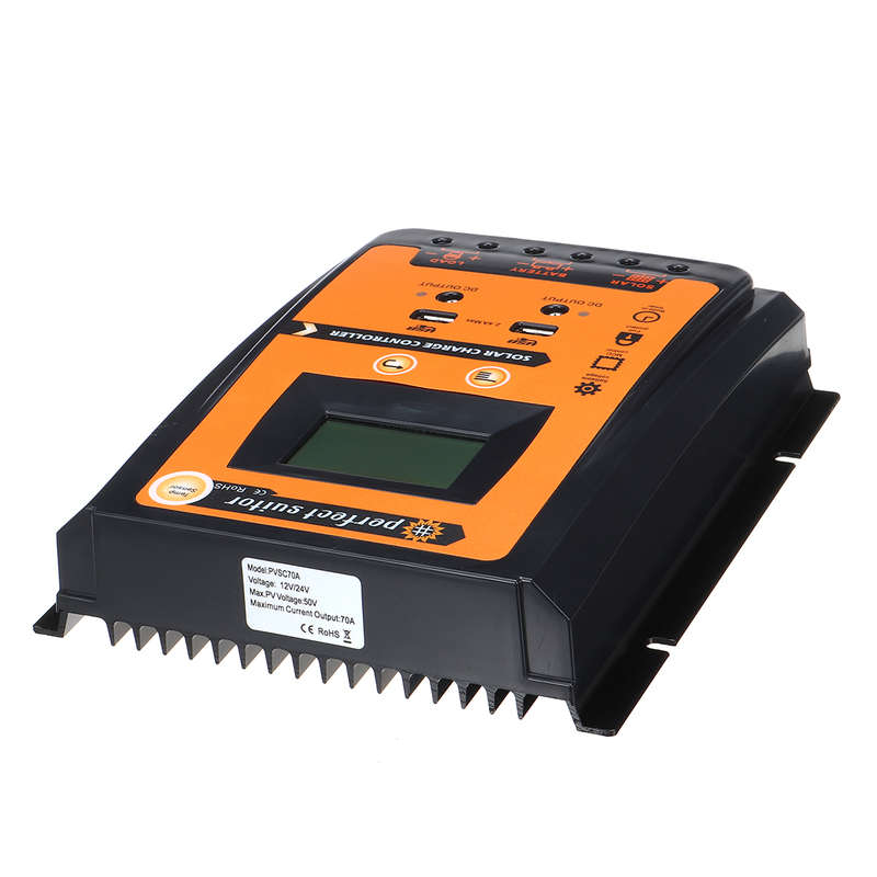 MPPT 30A/50A/70A Solar Panel Controller Solar Charge Controller Battery Regulator Solar Panel Chargi