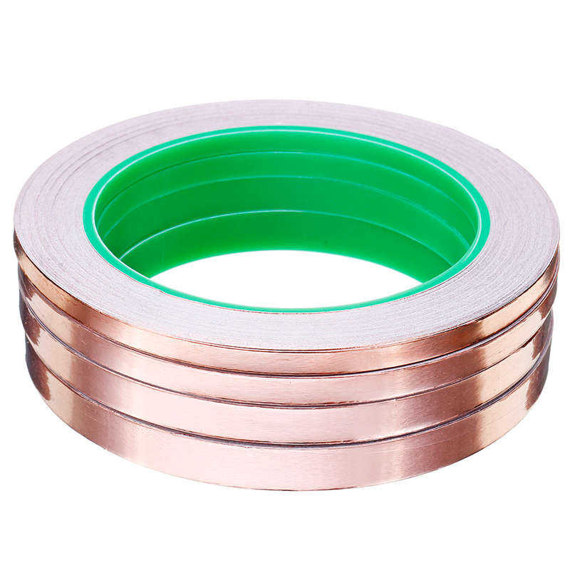 50M Copper Foil Tape Conductive Adhesive for EMI Shielding Heat Resist Tape (Length 5mm)