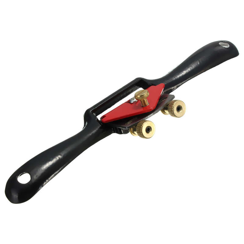 9 Inch Adjustable Woodcraft Metal Blade Spoke Shave Plane Wood Working Hand Tool