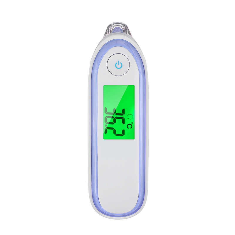 Infrared Thermometer Ear Forehead Digital Thermometer Accurate Temperature Measurement (Color Blue)