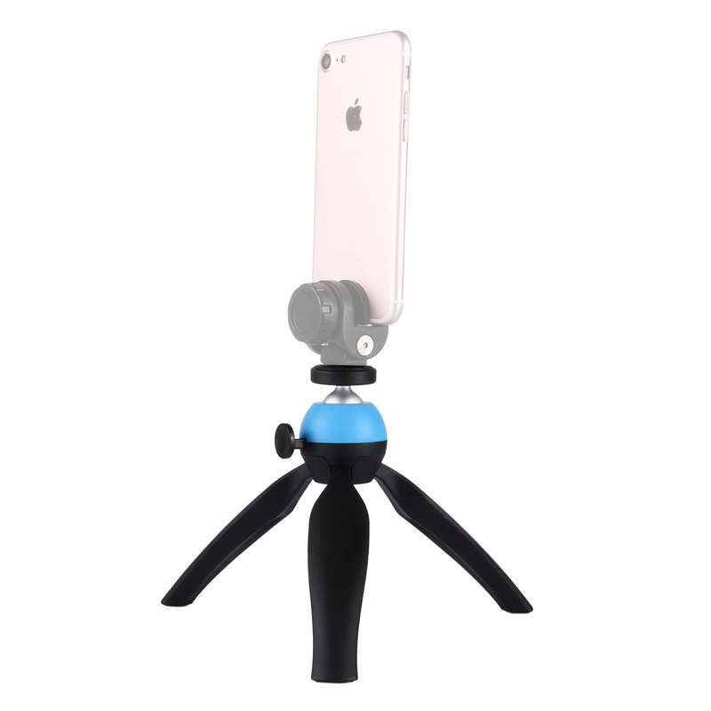 New PULUZ PKT3023 Smartphone Video Rig LED Studio Light Video Shotgun Microphone Mini Tripod M