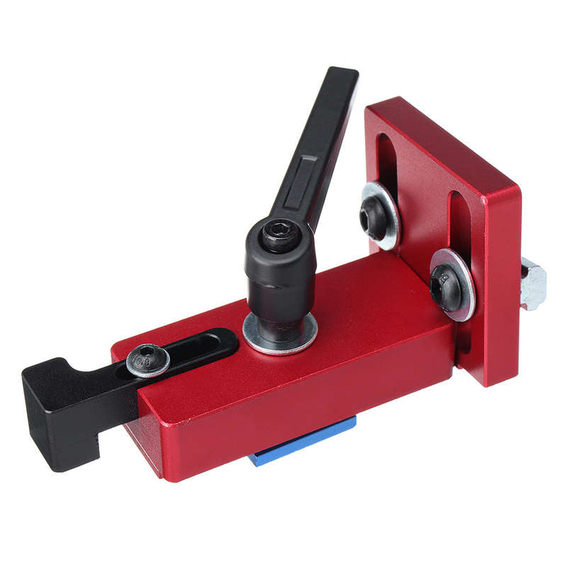 Fixed T-Slot Miter Track Stop Chute Stopper 30/45 Manual Woodworking DIY Tools (Size 30)