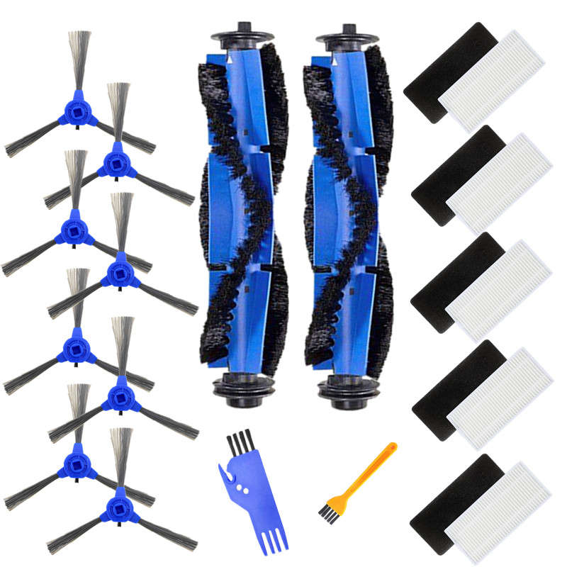 17pcs Replacements Parts for Eufy RoboVac 11S RoboVac 30C RoboVac 30 RoboVac 15C Vacuum Cleaner Side