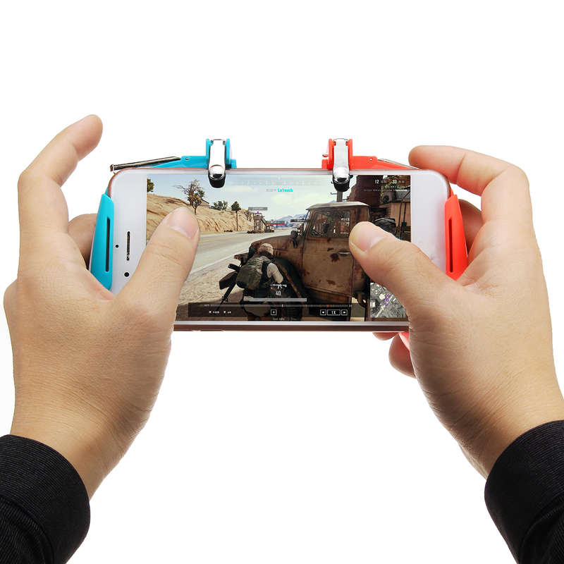 New 2 in1 Gamepad Game Controller Handle L1R1 Shooter Trigger Fires Button For P