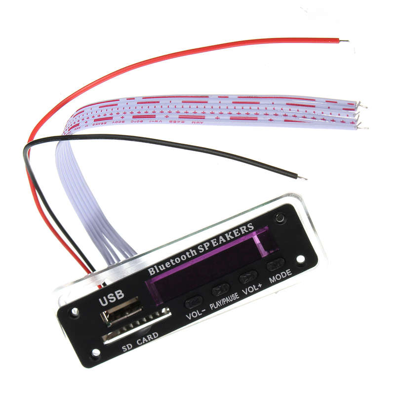 M01BT69 12V Wireless bluetooth MP3 WMA Decoder Board Audio Module USB TF Radio For Car