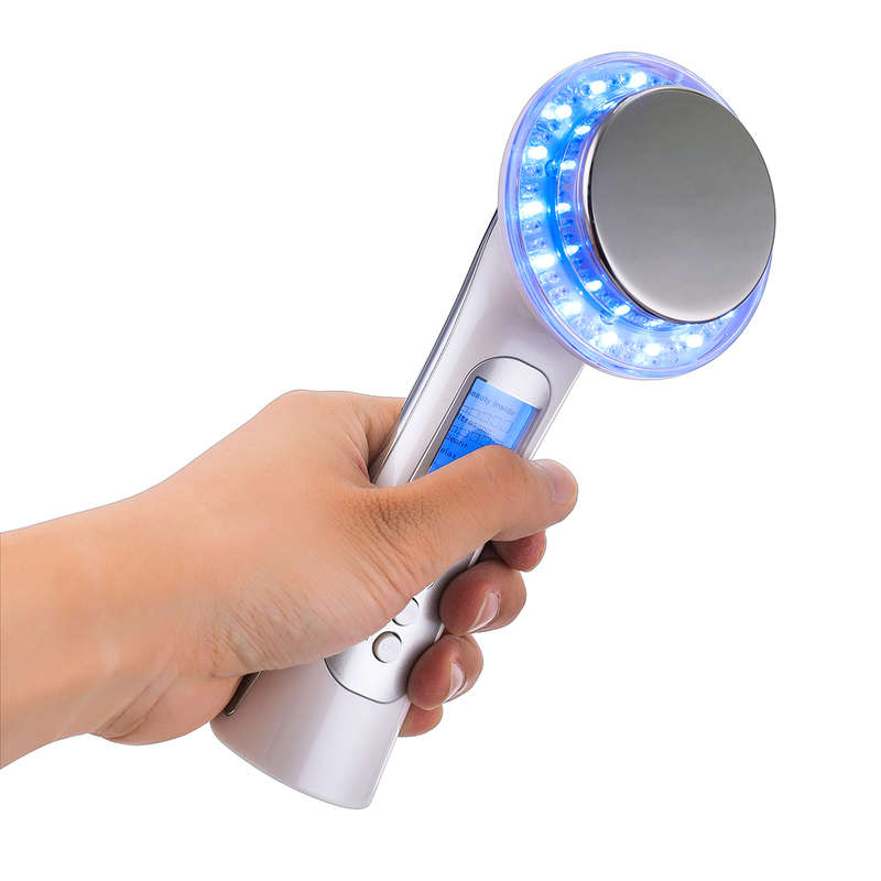 Galvanic IONS Ultrasound Photon Therapy LED Light Device Face Lift Massager Beauty Machine