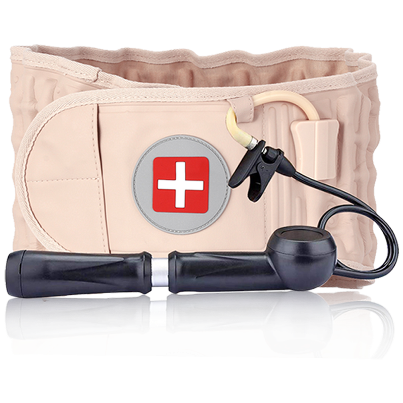 Back Decompression Waist Belt Back Massager Back Pain Relief Lumbar Inflatable Traction Belt Air Wai