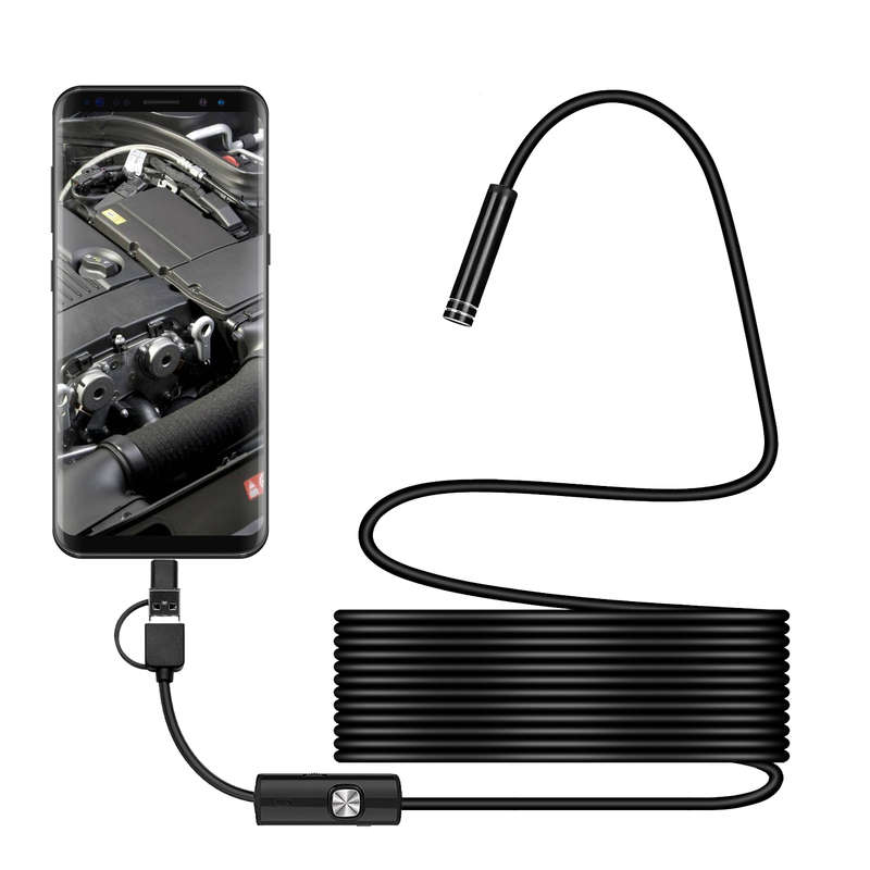 Bakeey 7MM Type-c USB Micro USB 3-in-1 Endorscope For Samsung S7 Redimi Note4 PC PAD