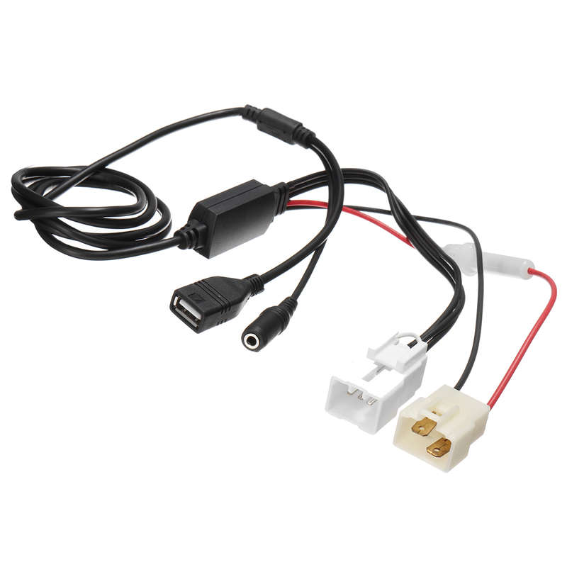AUX Audio USB Charge Adaptor Harness for Ford Falcon Territory BA BF SX SY