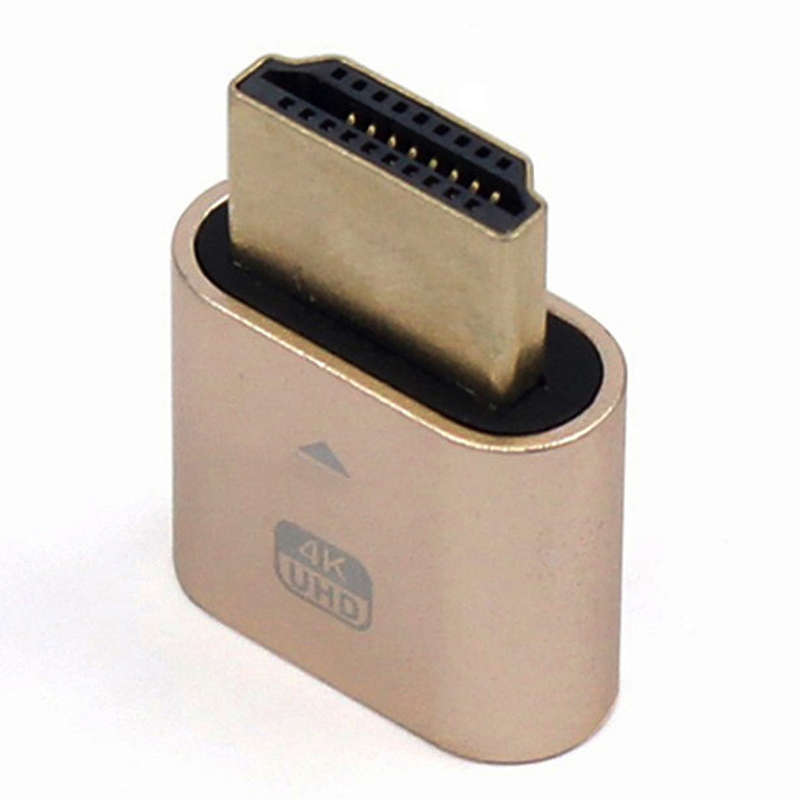 ITHOO HDMI-compatible Dummy Plug 4K Display Emulator HD Virtual Display Adapter for Computer Desktop