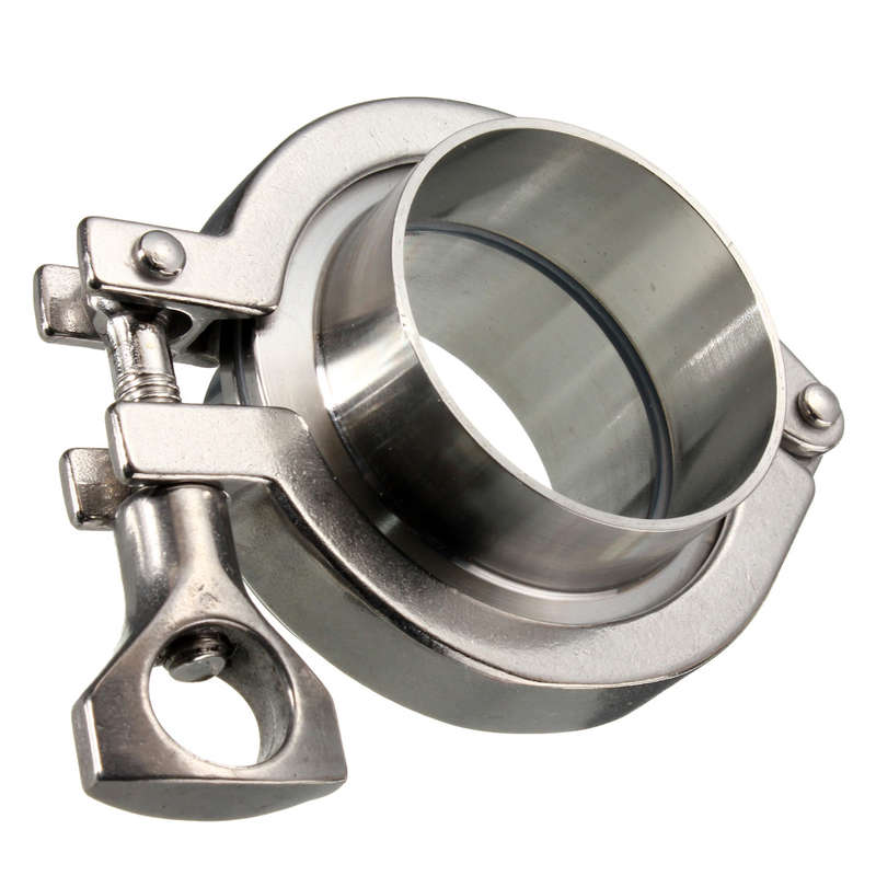 19/25/32/38/45/50mm Sanitary Pipe Weld Ferrule Set Gasket Tri Clamp OD (Size 50mm)