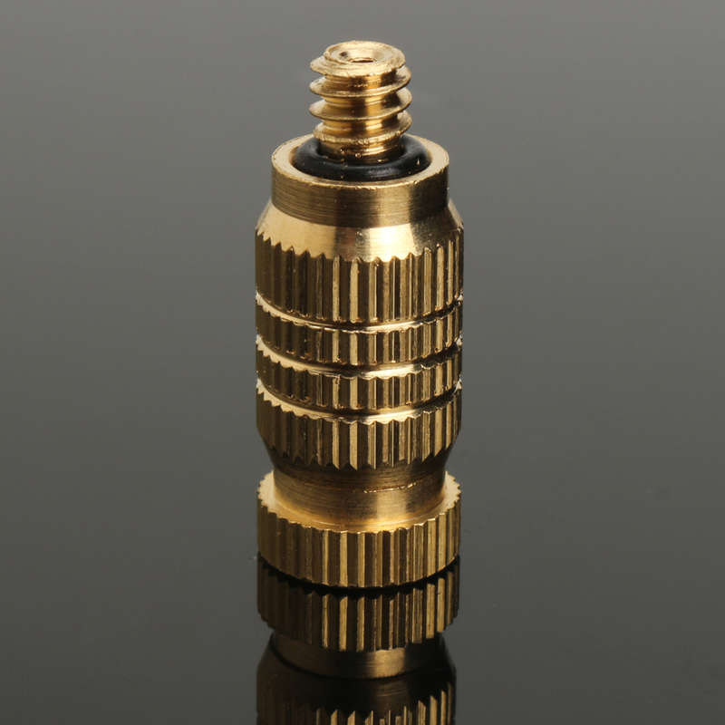 10Pcs 4mm Male Threaded Brass Misting Fogging Nozzle Spray Sprinkler Head Irrigation Cooling...