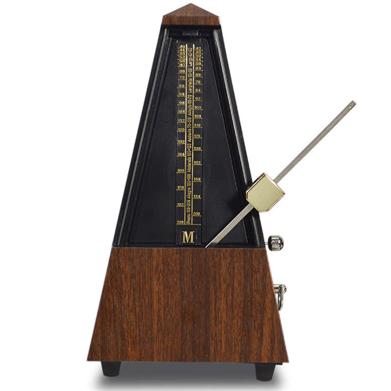 Custom Metronome Mechanic Music Timer Teak For Piano Guitar Violin Xmas Gift