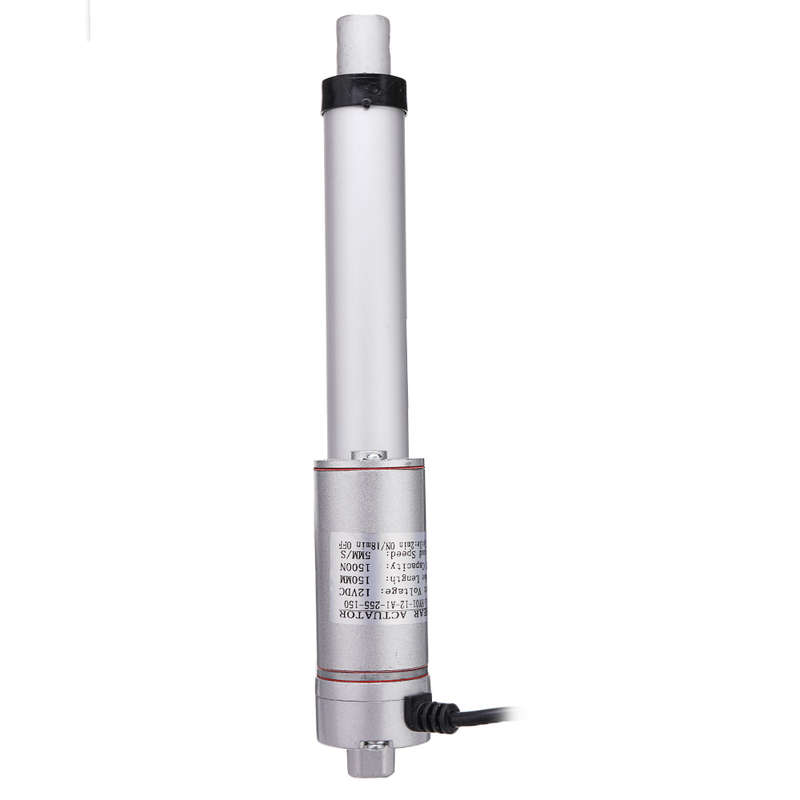 DC 12V 1500N 50/100/150/200/250mm Stroke Tubular Motor Electric Linear Actuator Adjust (Length 50mm)