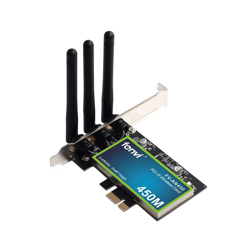 Fenvi Wireless Dual Band PCIe WiFi Adapter PCIe Network Card 2.4G 5G for Desktop PC FV-AN450