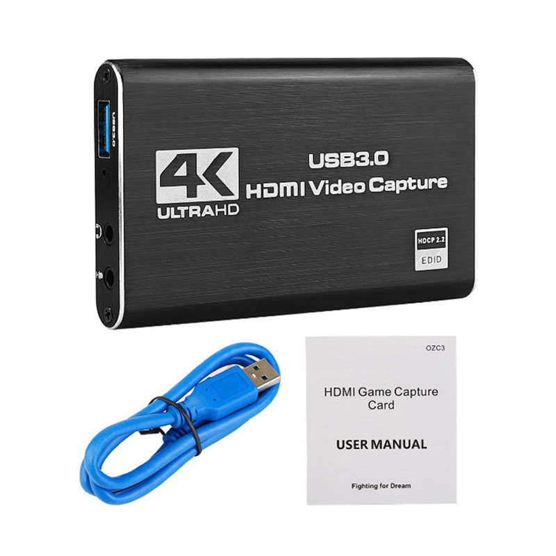 4K Hdmi Game Video Capture Card Usb3.0 1080P Grabber Dongle Capture Card For Obs Capturing Game Capt