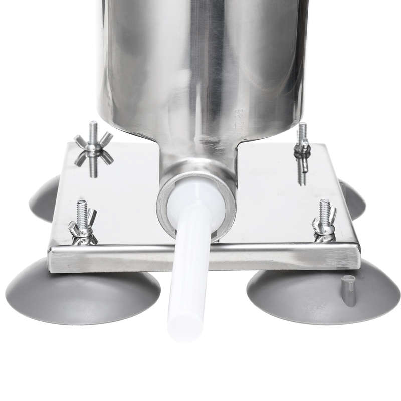 New Vertical Sucker 4L Stainless Steel Sausage Filler Sausage Maker Sausage Syringe Meat Tool