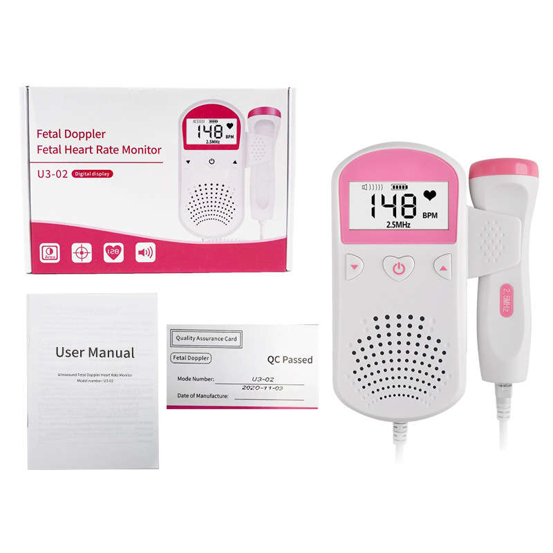 Doppler Fetal Baby Monitor Doppler for PregnantWomen Home Sonar Doppler For Pregnants Doppler Detect