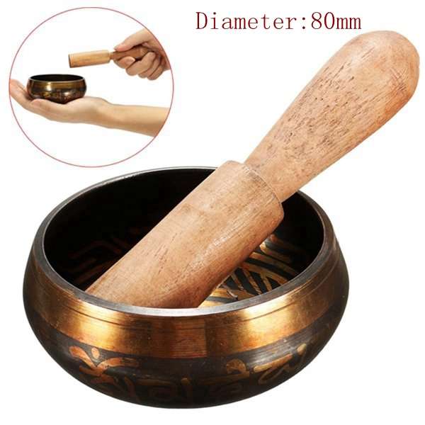80mm Yoga Singing Himalaya Bowl Buddhism Meditation Healing...