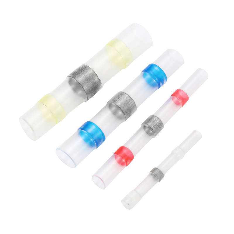 500Pcs Waterproof Solder Sleeve Heat Shrink Butt Wire Splice Connectors Tube