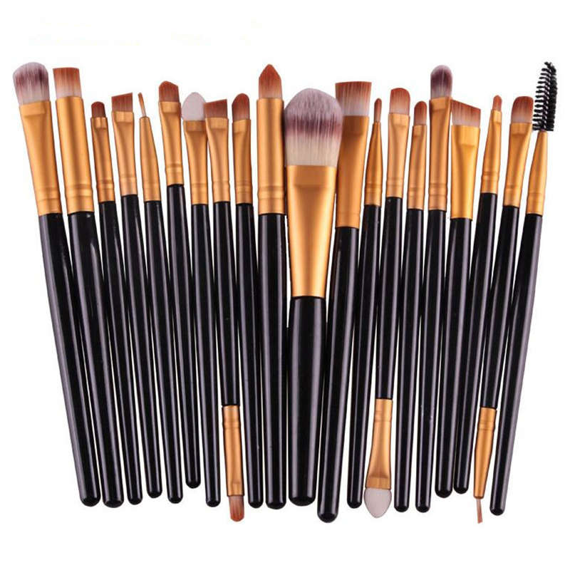 New 20Pcs Multifunctional Face Makeup Brushes Eye Makeup Lip Makeup Brushes Cosm