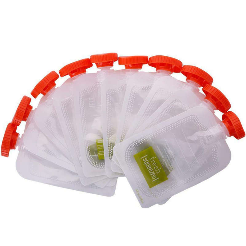 New Fresh Squeezer Station Baby Weaning Food Puree Reusable Pouches Maker