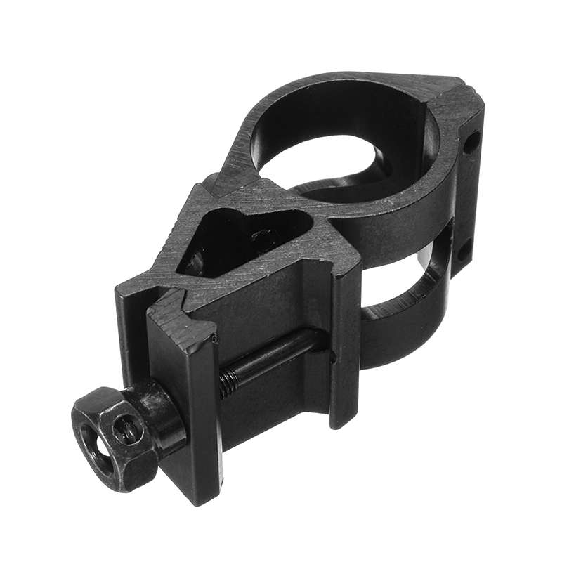 1 Inch Flashlight Laser Holder Tactical 20mm Picatinny Rail Offset Laser Mount