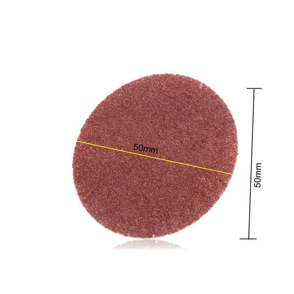 25pcs 2 Inch 80 Grit Roll Lock Sanding Discs R-Type Abrasive Sanding Pads