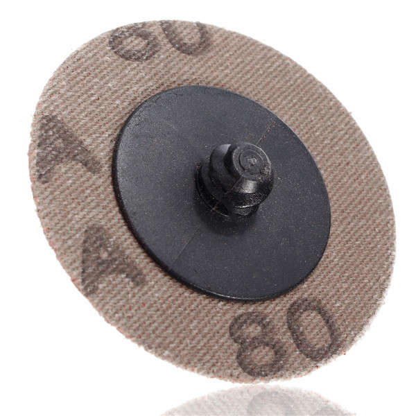 25pcs 2 Inch 80 Grit Roll Lock Sanding Discs R-Type Abrasive Sanding Pads