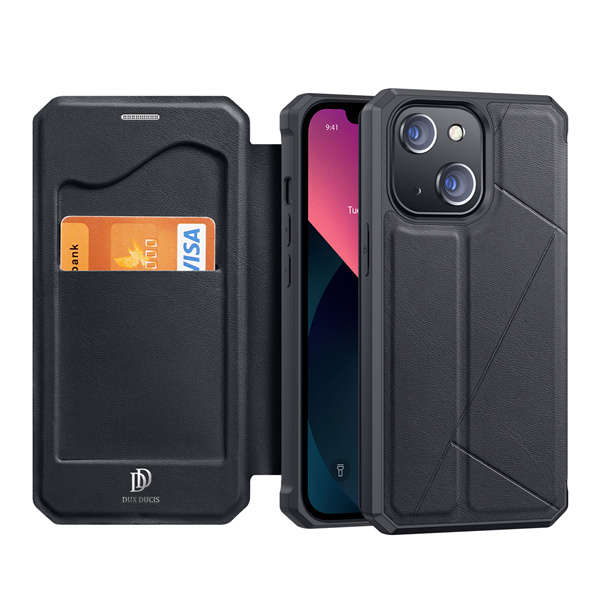 DUX DUCIS for iPhone 13 Mini/ 13/ 13 Pro/ 13 Pro Max Case Flip Magnetic with Ca
