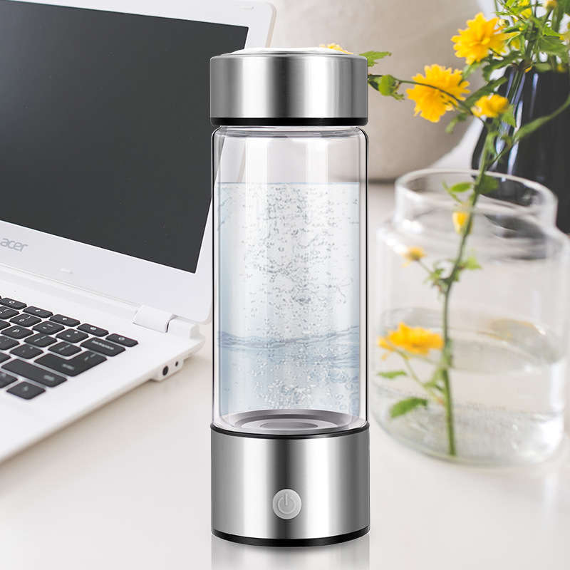 420ml Water Ionizer Bottle USB Rechargeable Negative Ion Water Cup Hydrogens-rich Water Cup Water Ge