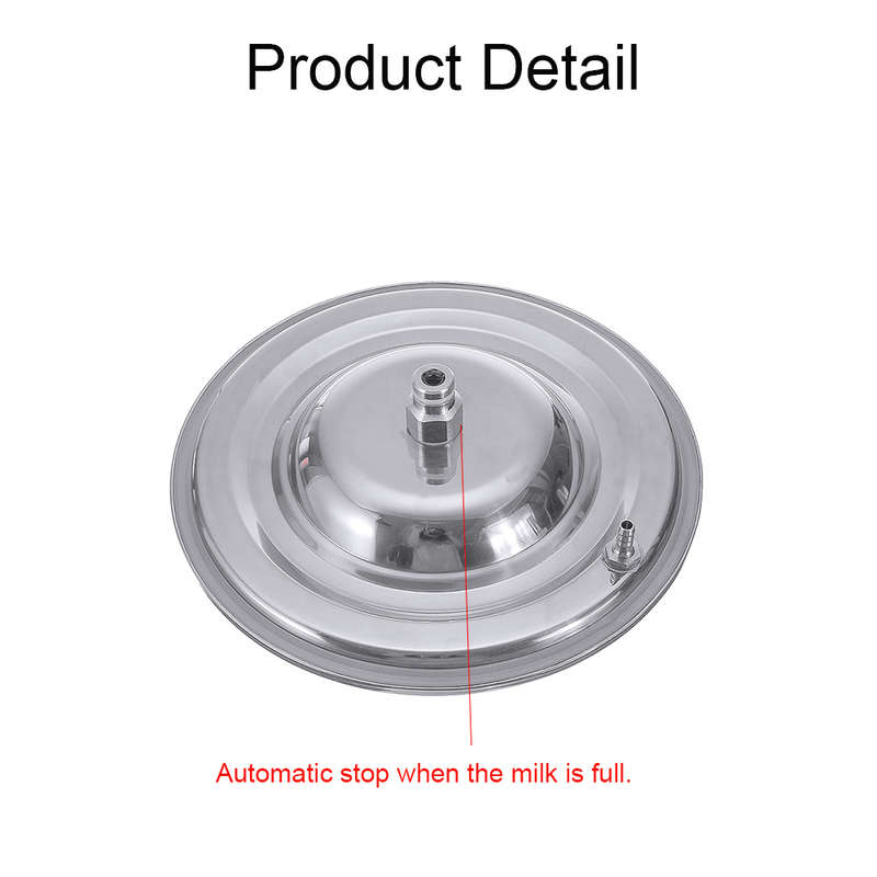 5L Electric Barrel Milking Machine Farm Cow Goat Milker Impulse Type Vacuum Pump Tools